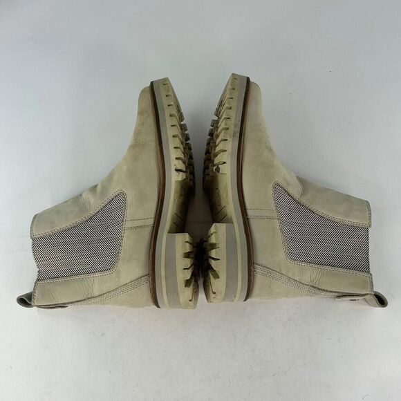 Timberland Courmayeur Valley Chelsea Boot US 11 Beige Pull On Ankle Boots - Picture 6 of 14